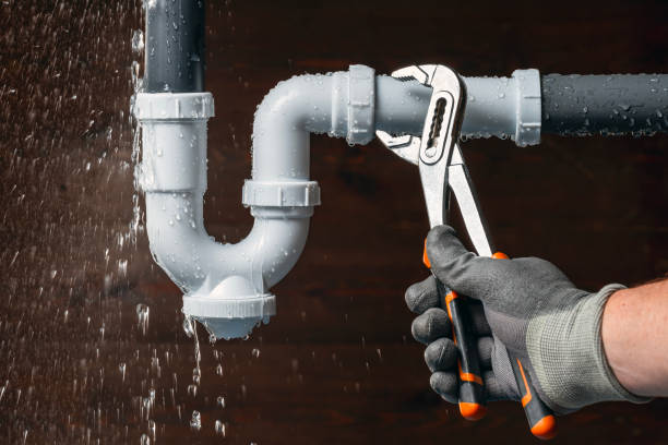 Professional Plumbing technician working in Pennville, PA